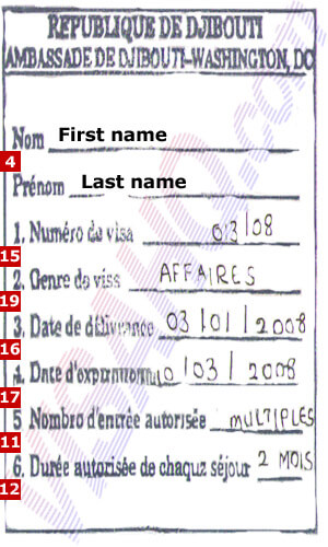 Visa Djibouti