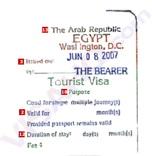 Visa Égypte Visa Égypte