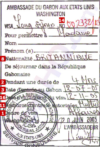 Visa Gabon Visa Gabon