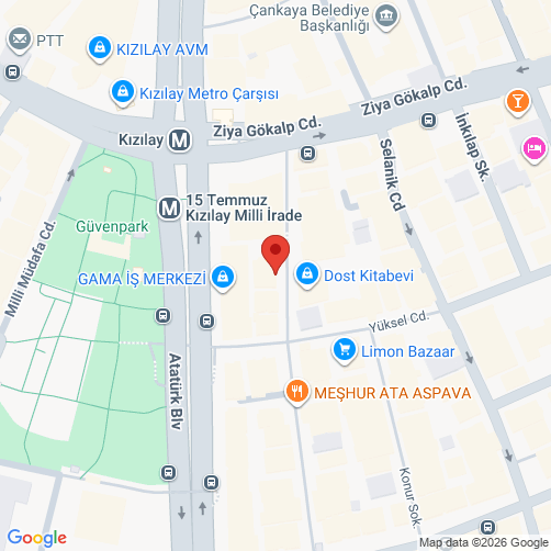 Carte de (Cankaya/Ankara)